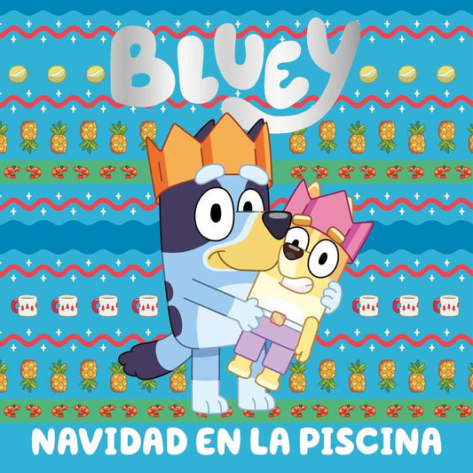 Bluey Navidad en la piscina