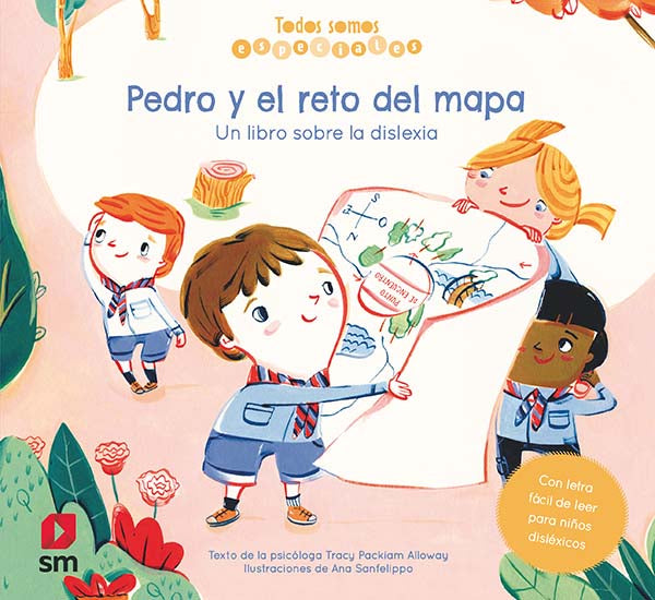 Pedro y el reto del mapa. Un libro sobre la dislexia