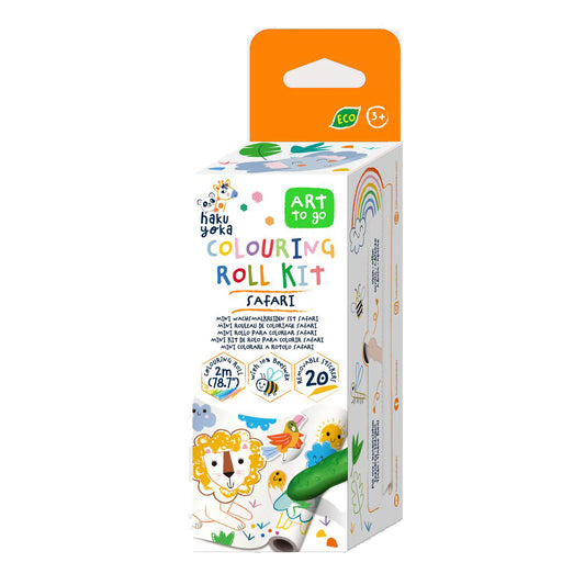 Haku Yoka Kit mini rollo para colorear Safari