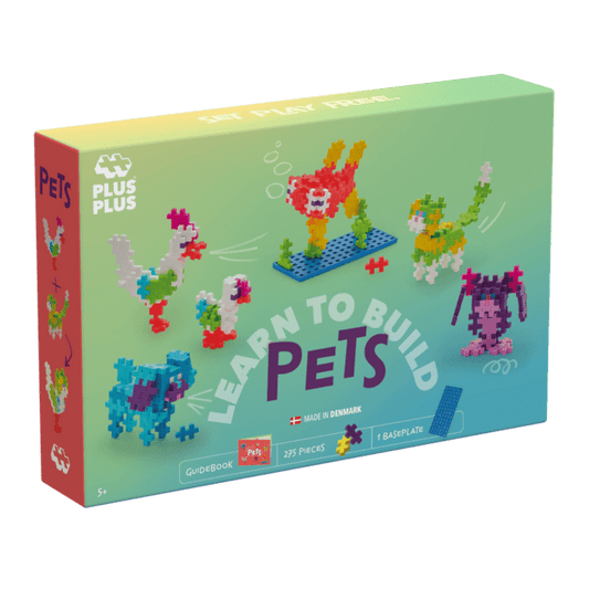 Plus plus Learn to build Pets 275 piezas