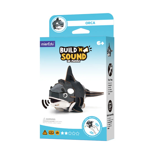 MierEdu Mini Puzzle 3D con sonido Orca