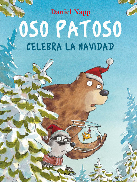 Oso patoso celebra la Navidad