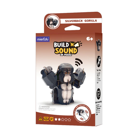 MierEdu Mini Puzzle 3D con sonido Gorila