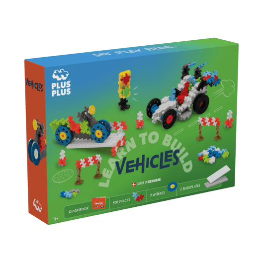 Plus plus Learn to build Vehicles 500 piezas