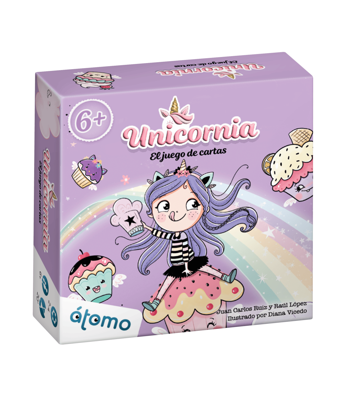 Átomo Unicornia Juego de cartas