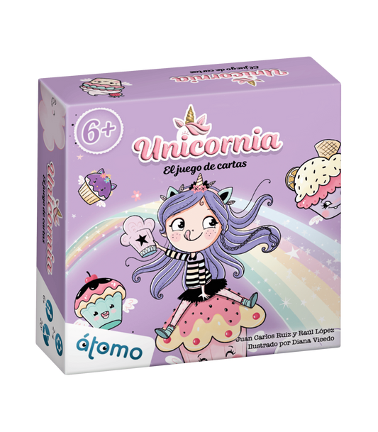 Átomo Unicornia Juego de cartas