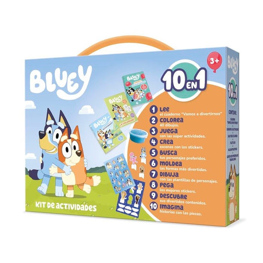 Bluey Kit de actividades 10 en 1