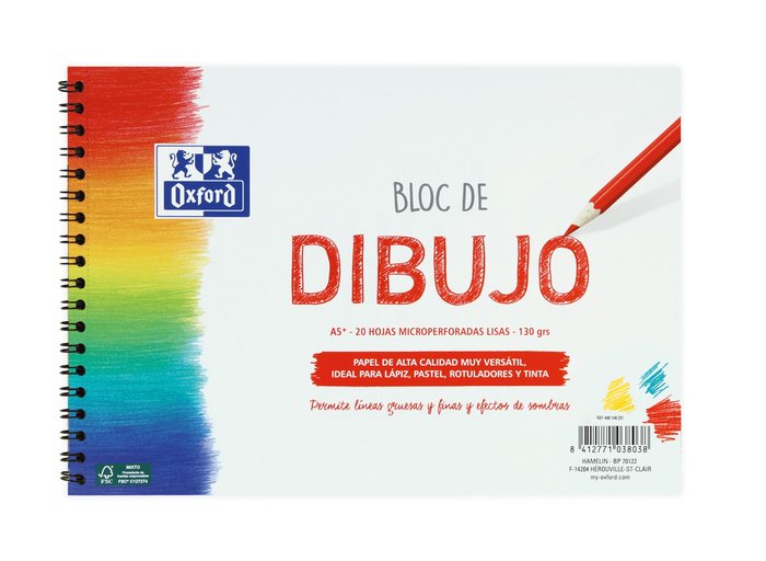 Oxford Bloc de dibujo A5