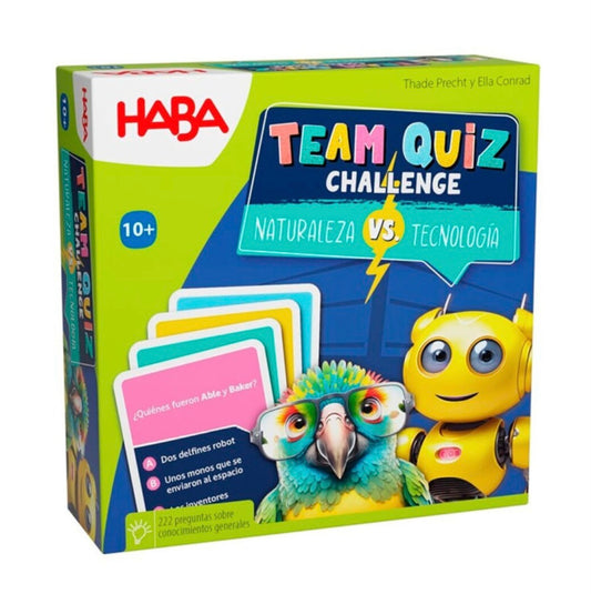 Haba Team Quiz Challenge Naturaleza vs Tecnología