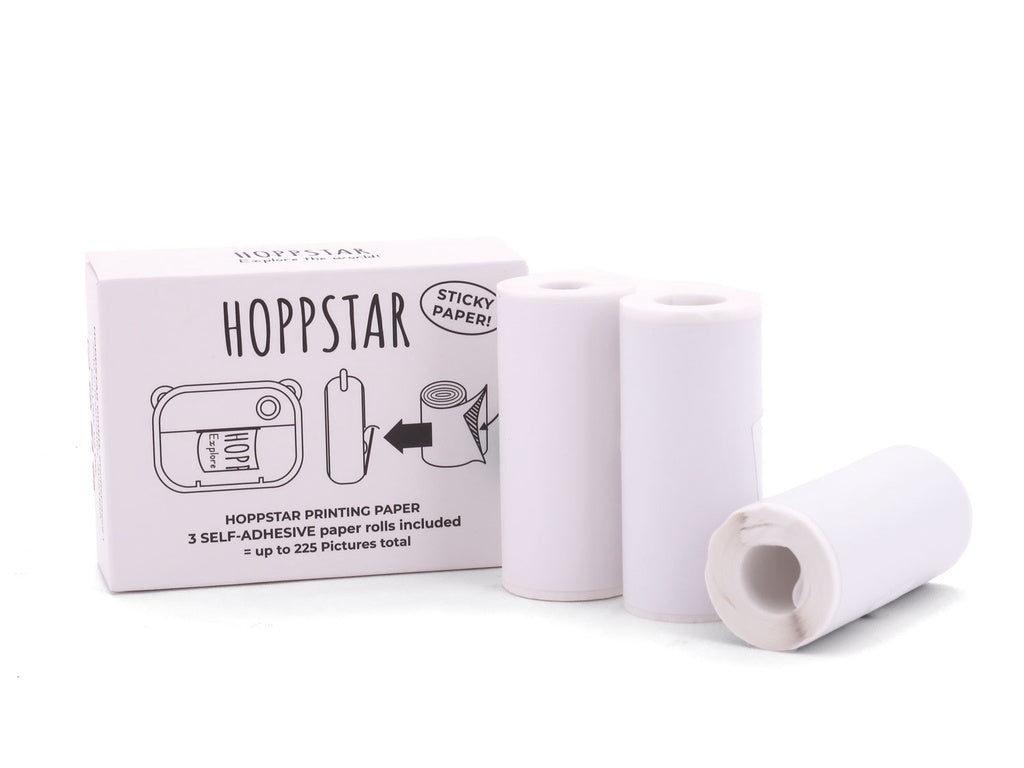 Hoppstar Rollos de papel Autoadhesivo Paquete de recambio de 3