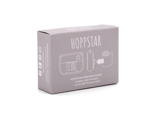 Hoppstar Rollos de papel - Paquete de recarga de 3