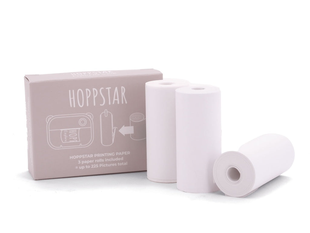 Hoppstar Rollos de papel - Paquete de recarga de 3