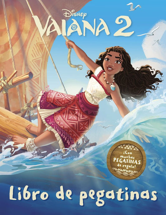 Disney Libro de pegatinas Vaiana 2