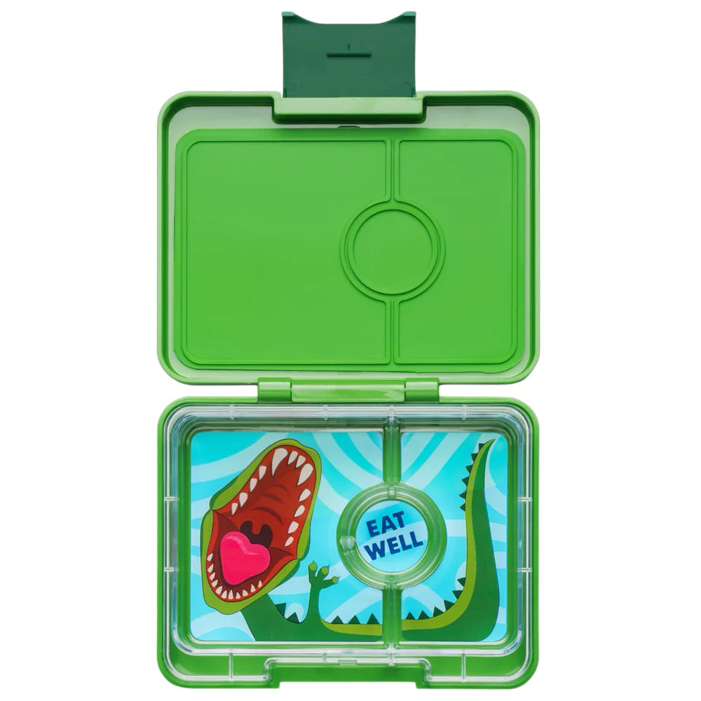 Yumbox Caja almuerzo Snack Dino Verde