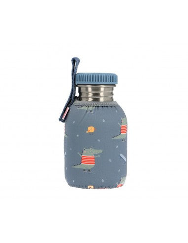 Tutete Botella acero 350 ml con funda Croc