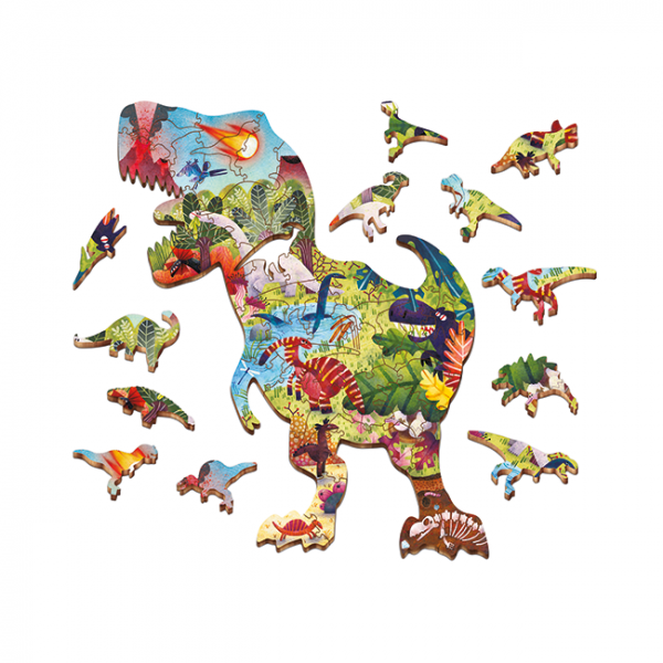 Ludattica Woody puzzle Dinosaurios