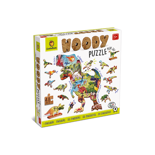 Ludattica Woody puzzle Dinosaurios