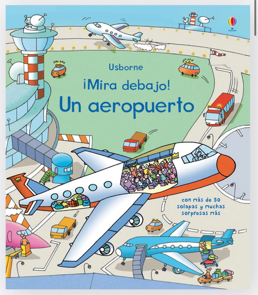 Mira debajo Un aeropuerto